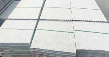 芝麻白毛板，石材毛板