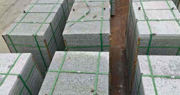 芝麻白地铺板  地铺石