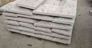 芝麻白蘑菇石，自然面