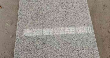 芝麻白光面毛板