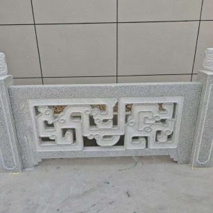 芝麻白河道栏杆 桥栏杆