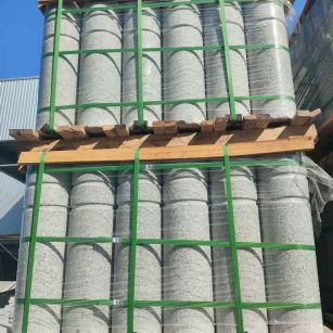 挡车柱芝麻白 挡车石