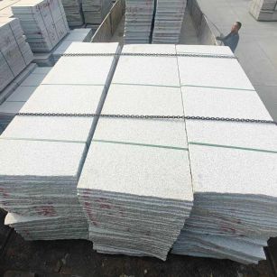 芝麻白毛板，石材毛板