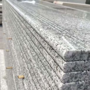 芝麻白楼梯踏步 花岗岩楼梯板材