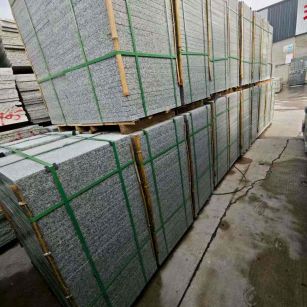 芝麻白地铺版 石材地铺石