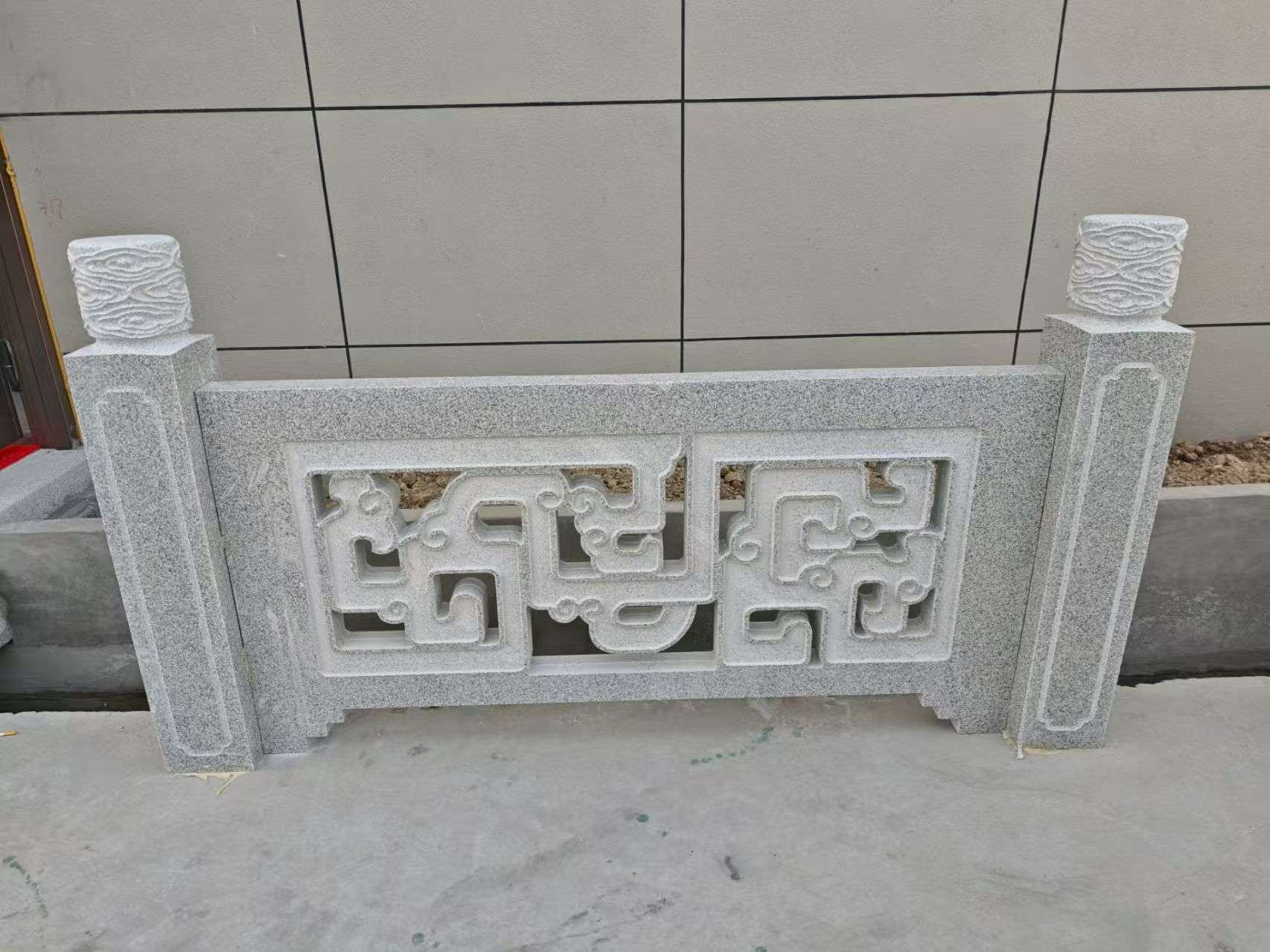 芝麻白河道栏杆 桥栏杆
