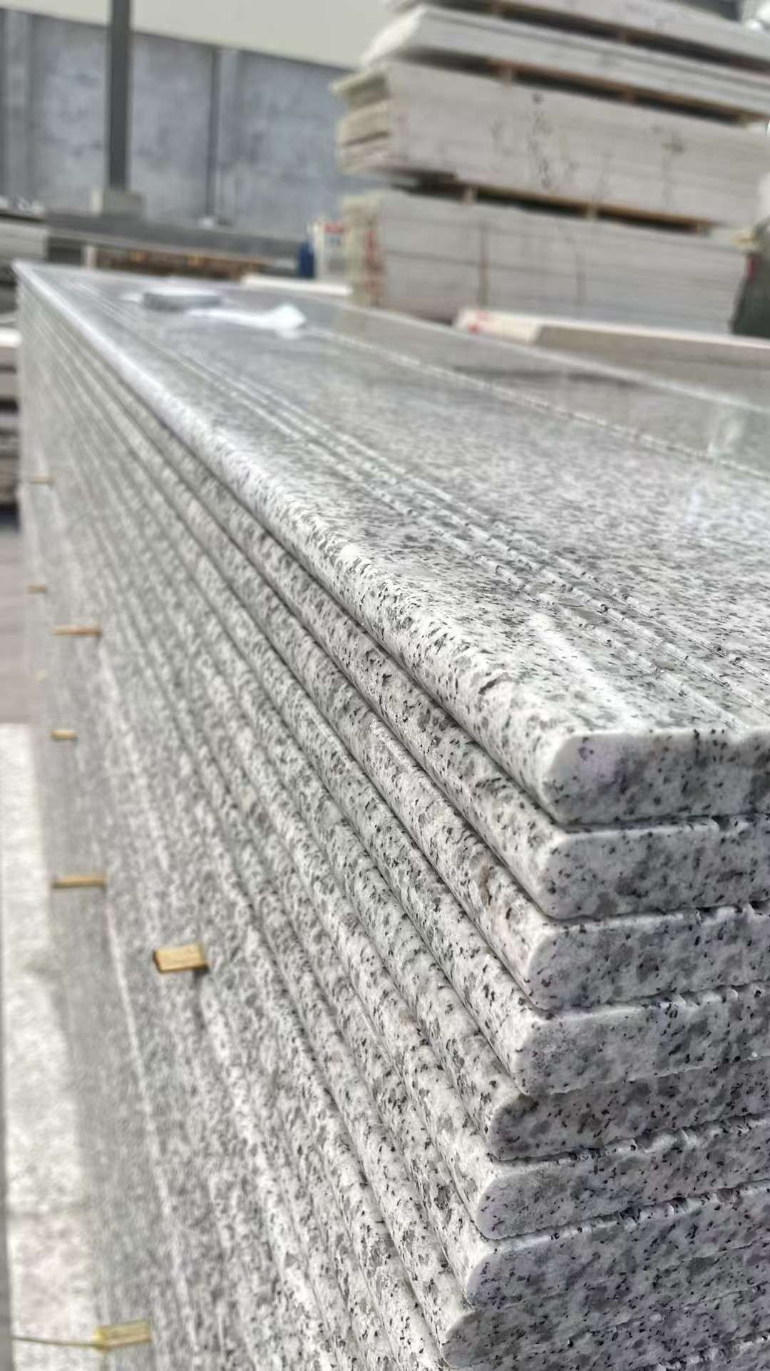 芝麻白楼梯踏步 花岗岩楼梯板材