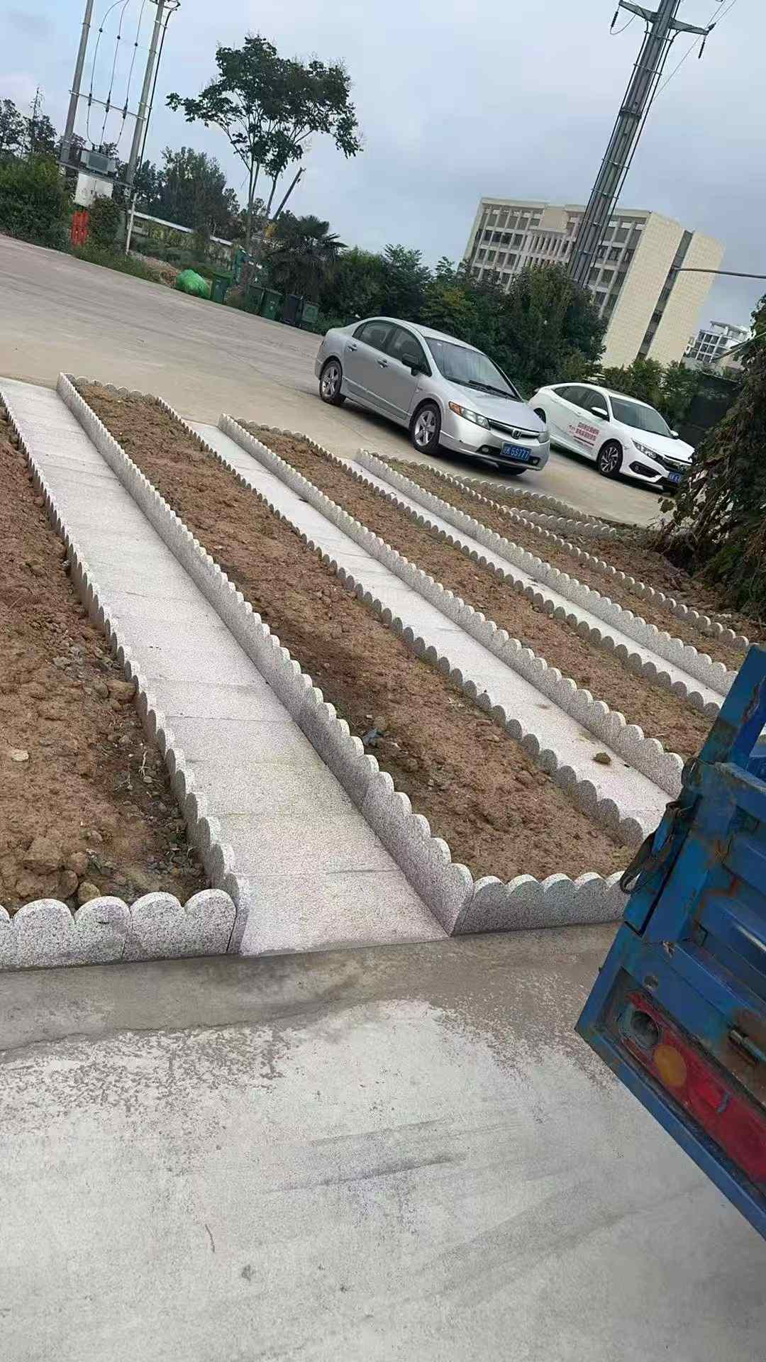 芝麻白花边石